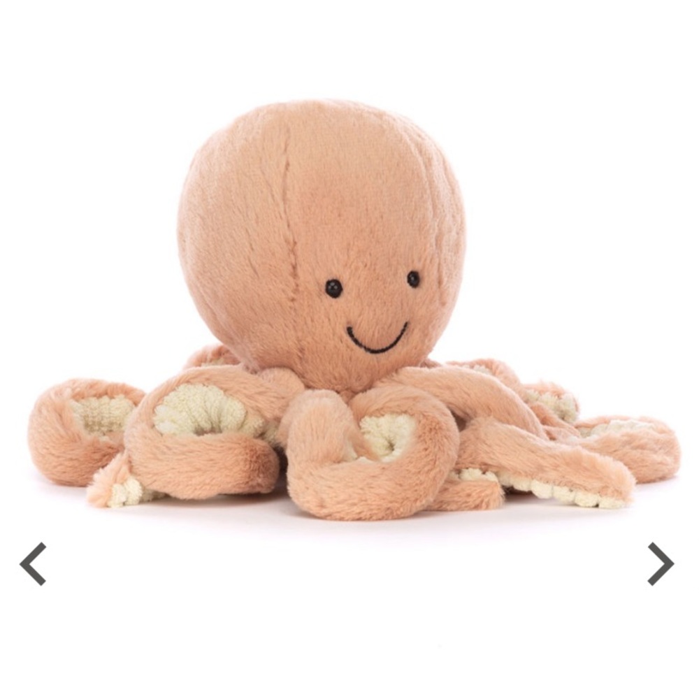 Jellycat Peach & Cream Octopus Plush